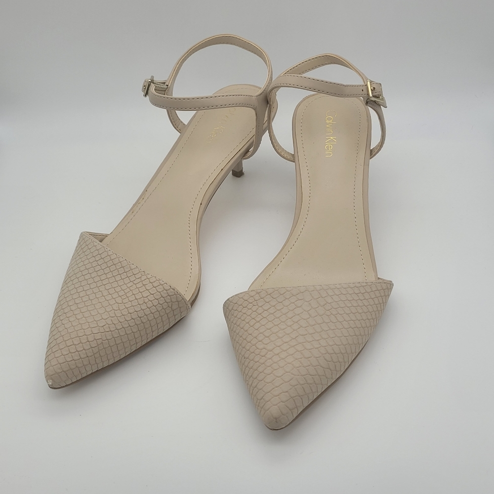 Calvin Klein Nasha Beige Heels